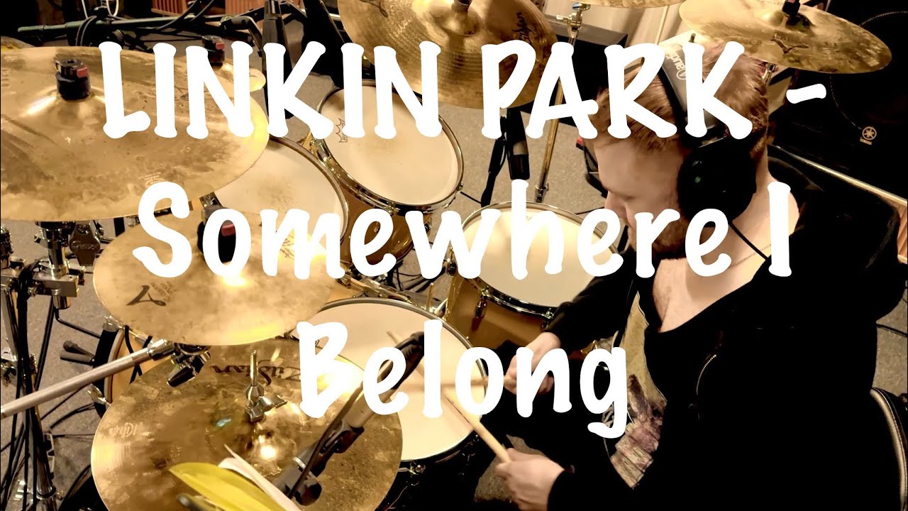 LINKIN PARK - SOMEWHERE I BELONG | Drum Performance by Mario Klaric