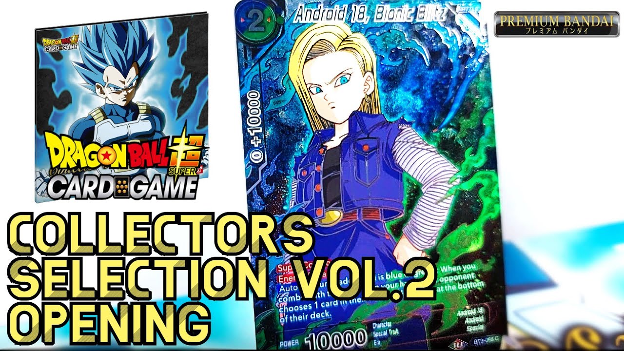 COLLECTORS SELECTION VOL.2 OPENING SHOWCASE DRAGON BALL SUPER CARD GAME
