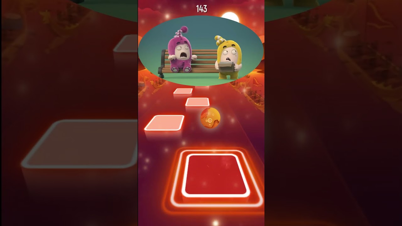 Oddbods | Tiles Hop EDM Rush