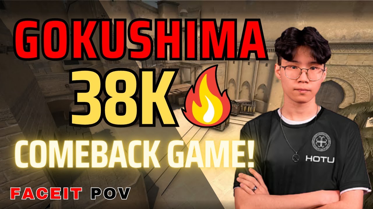 TOP 18 world Gokushima COMEBACK GAME | Faceit Gokushima CSGO POV