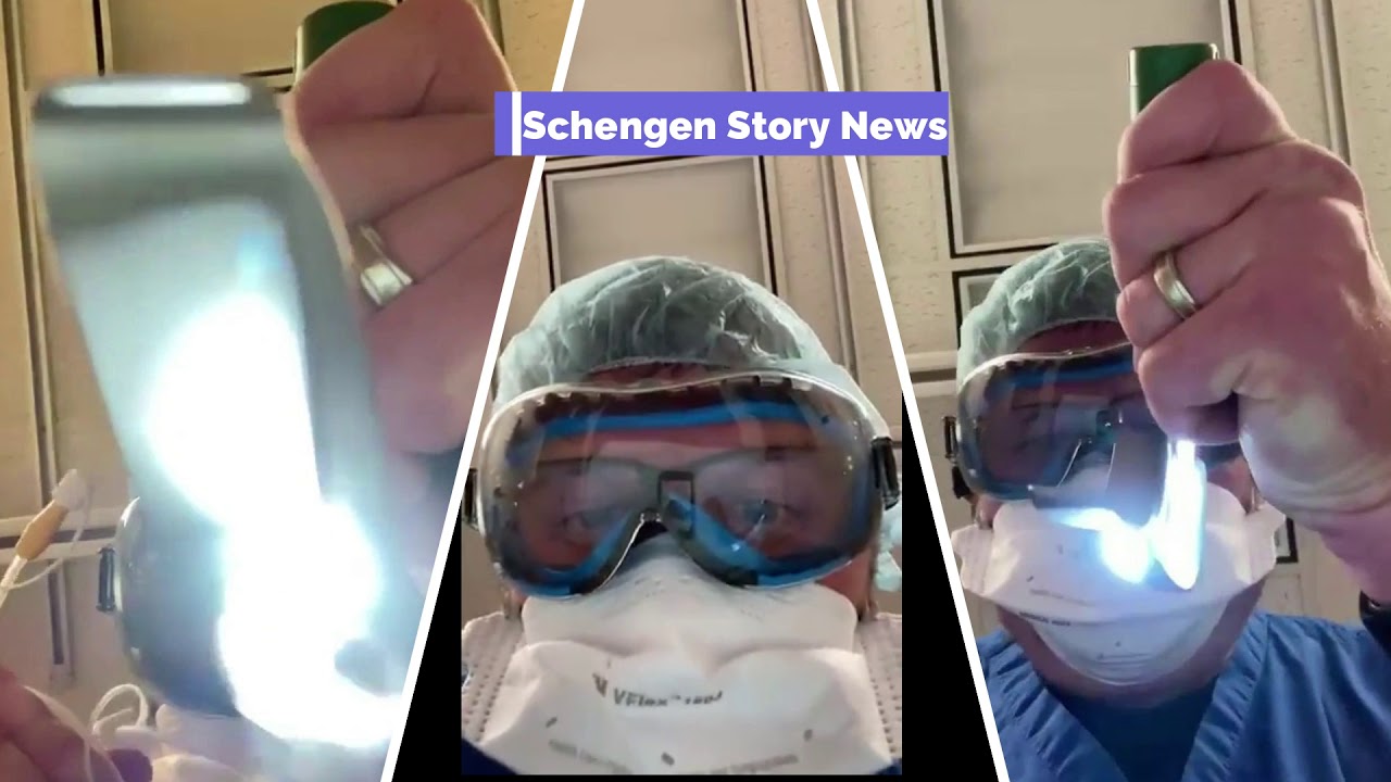 Doctor&rsquo;s shocking video shows the last thing dying Covid patients will see