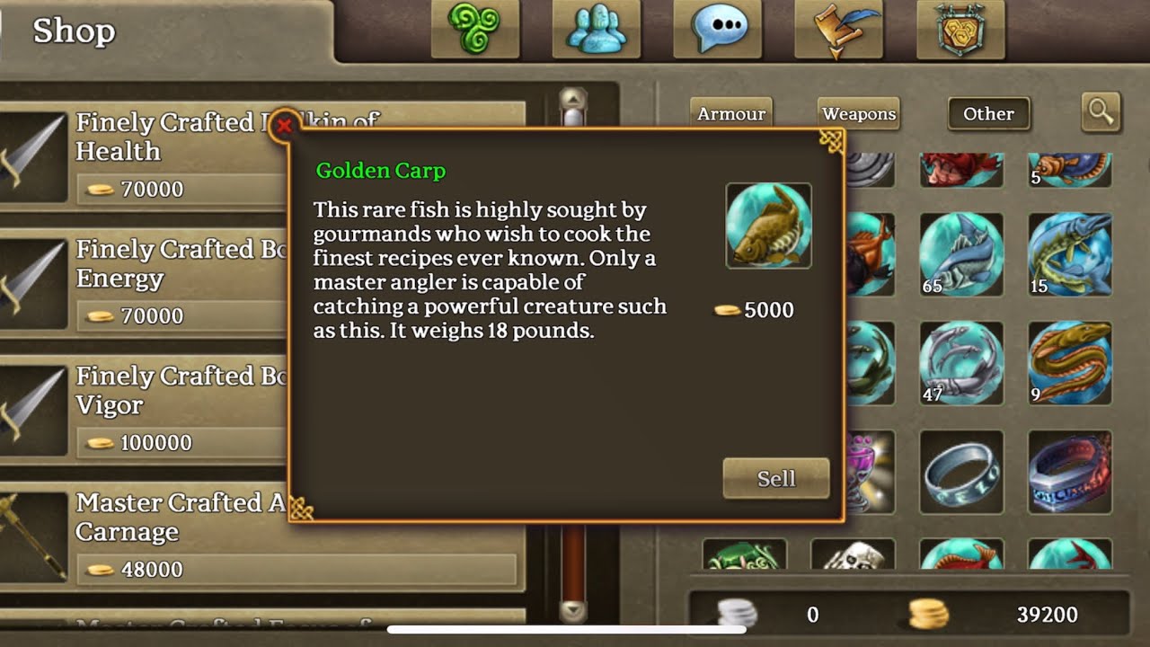 Celtic Heroes Fishing - When they say that from fishing you don’t make much gold