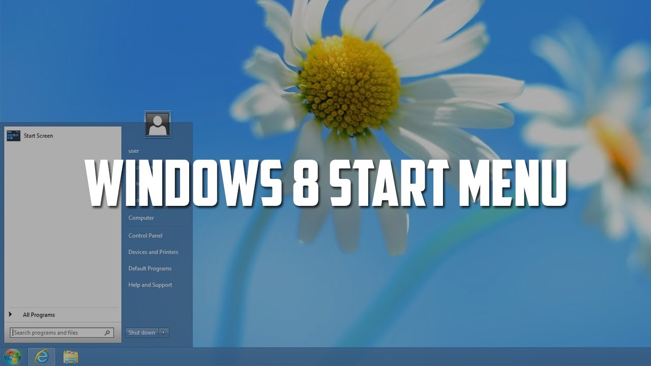 StartIsBack - Get The Start Menu Back In Windows 8!