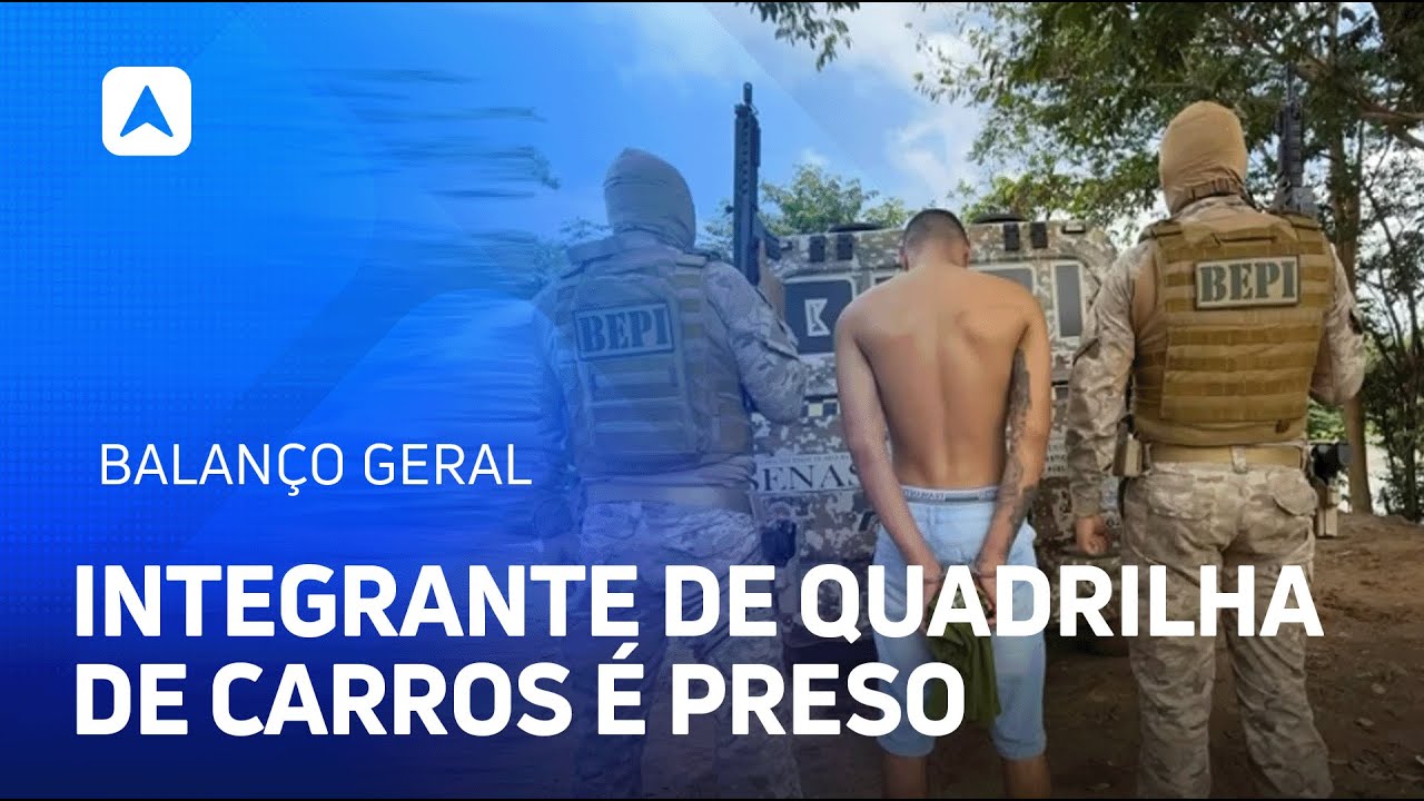 Integrante de quadrilha especializada em roubo de carros é preso