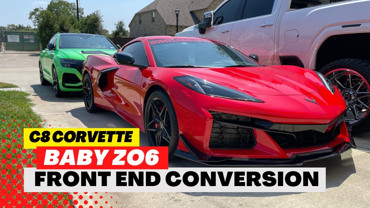 Unveiling the stunning C8 Corvette front end z06 conversion