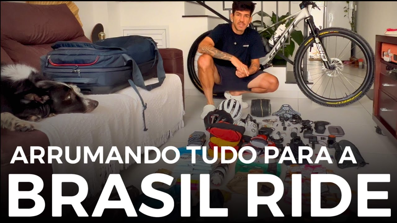 ARRUMANDO TUDO QUE VOU LEVAR PARA A BRASIL RIDE NA BAHIA - 7 DIAS DE PROVA DE MTB