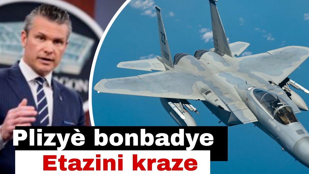 Plizyè avyon gè Etazini kraze, Otorite yo di se yon erè frap alye yo - Trump di Iran pou depoze zam 