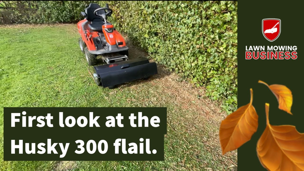First look at the Husqvarna 300 series flail attachment.