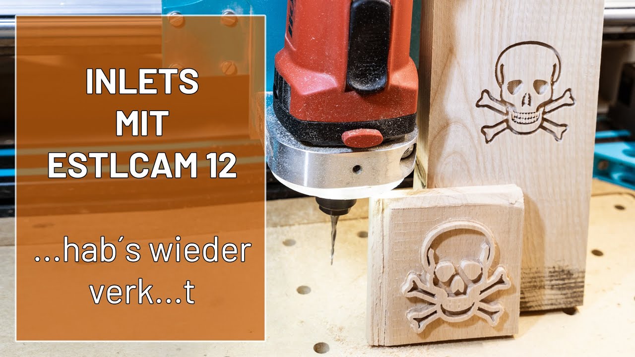 Intarsien mit Estlcam 12  ... hab´s wieder verk...t!