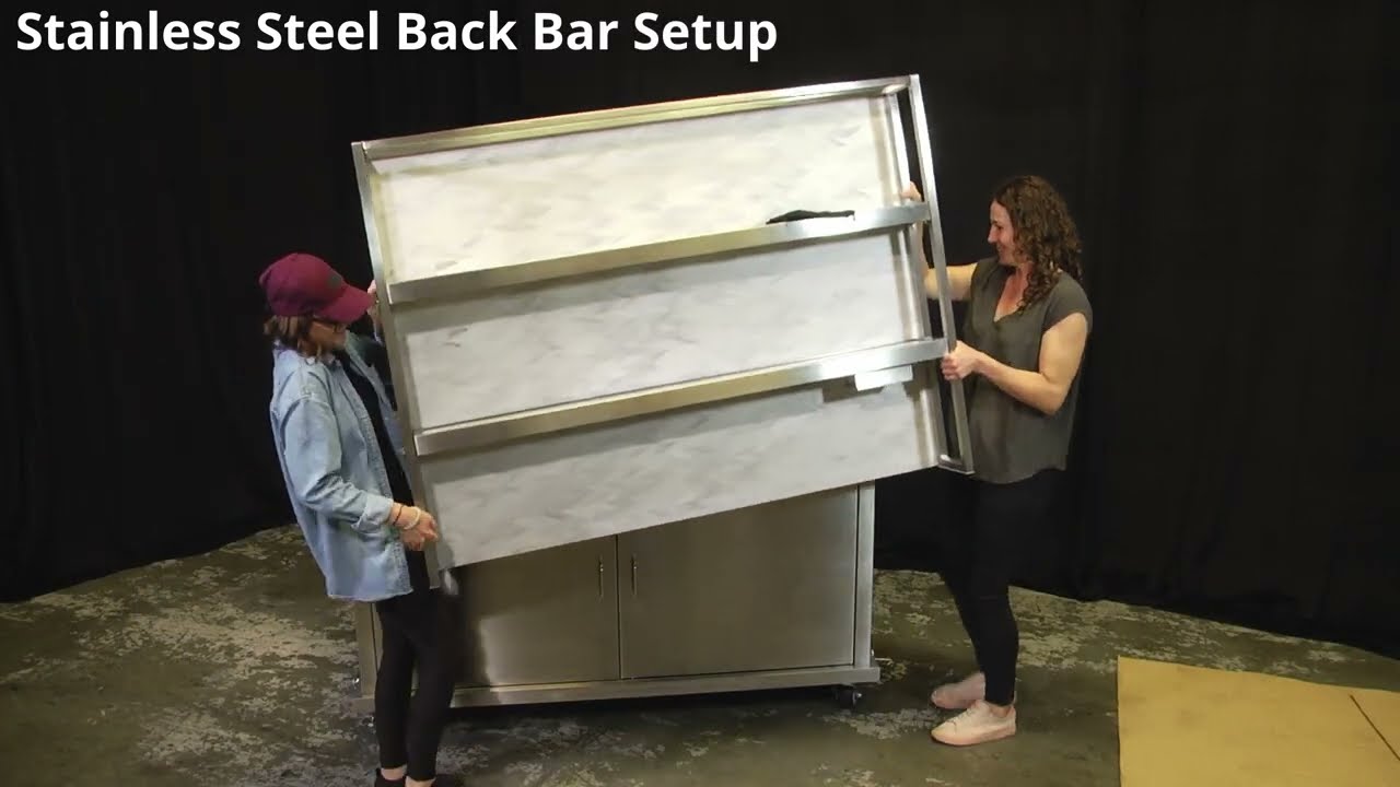 Assembly Video: Stainless Steel Fold & Roll Back Bar