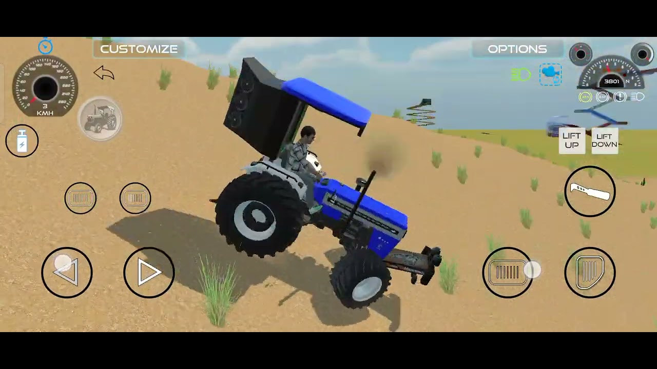 How to open tractor bonat in tractor game || Indian vehicles simulator 3d new mud mod update ||