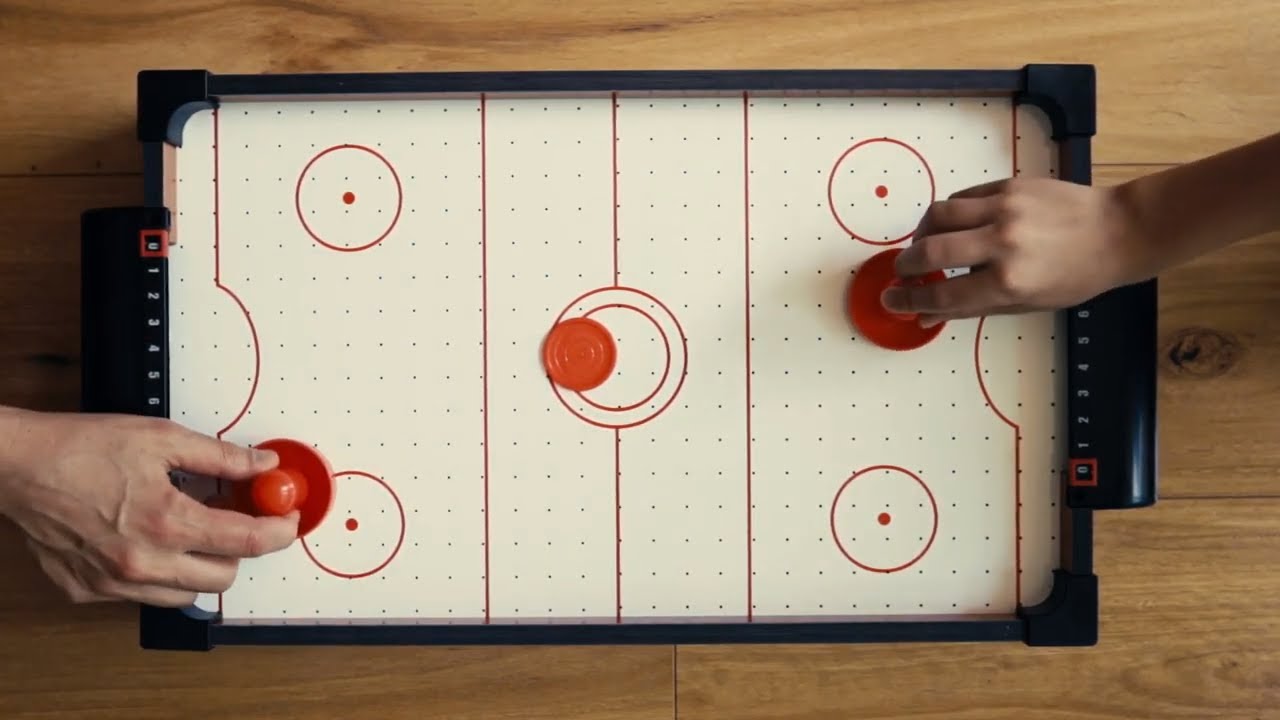 🏒 Table Top Mini Air Hockey - Unboxing & Game Review