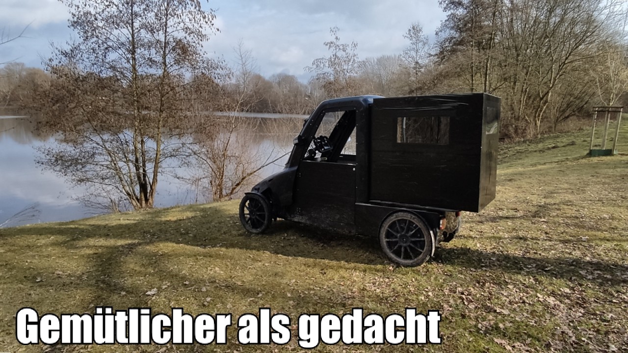 Fahrrad Wohnmobil / Testtour mit neuer Kabine