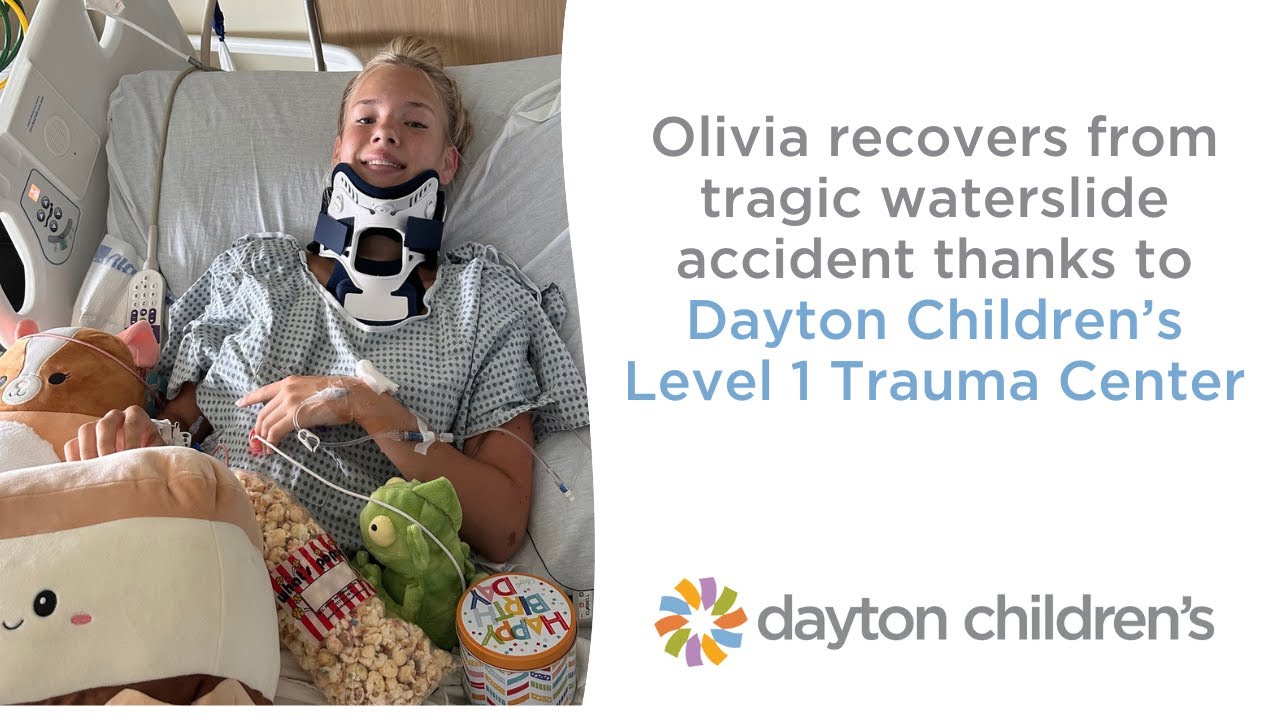 Teen recovers from tragic waterslide accident thanks to Dayton Children&rsquo;s trauma center