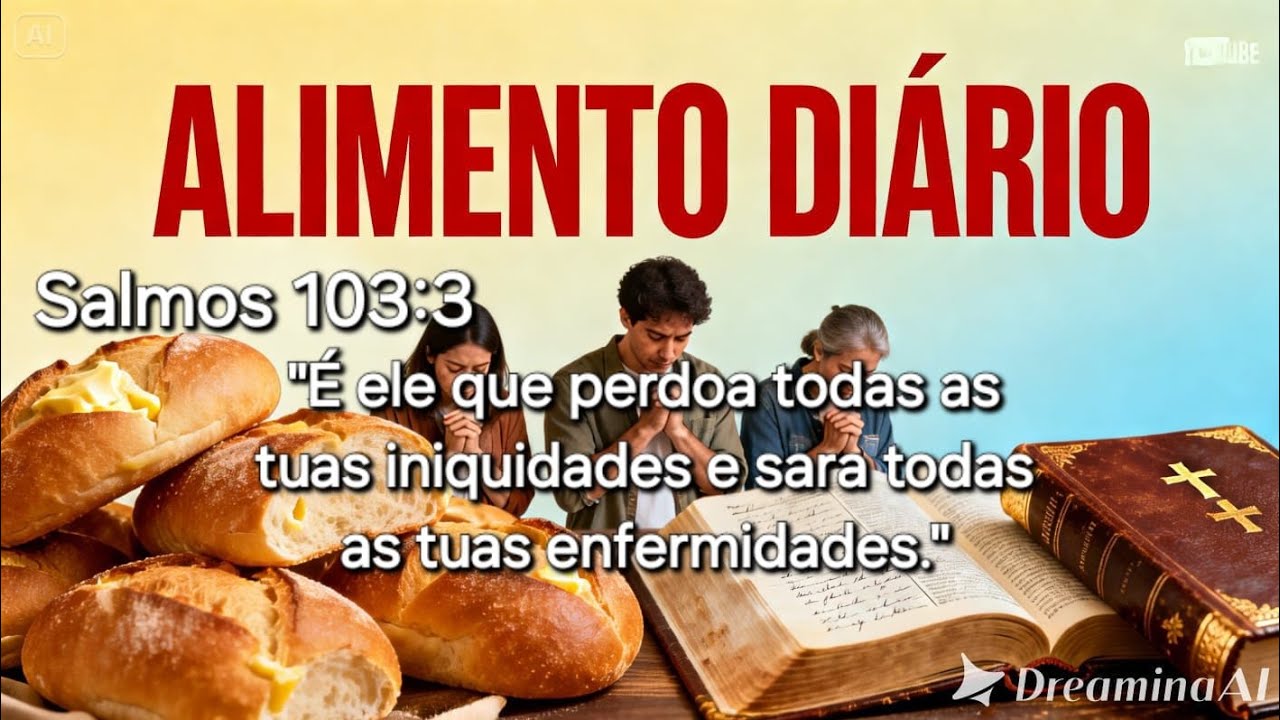 ALIMENTO DIÁRIO 19 DE MARÇO.                   SALMOS 103:3