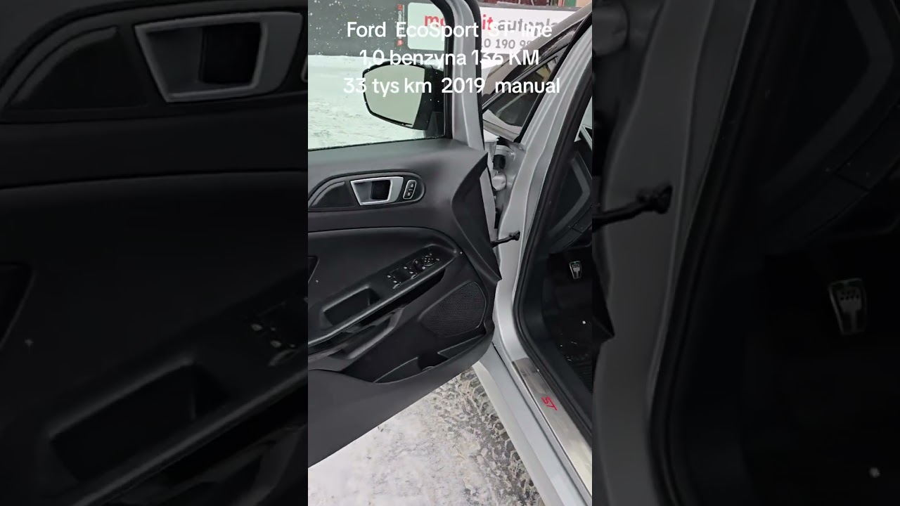 Ford EcoSport  ST-line  1,0 benzyna 125 KM NAVI klimatronic OPŁACONY 2019  33 tys km