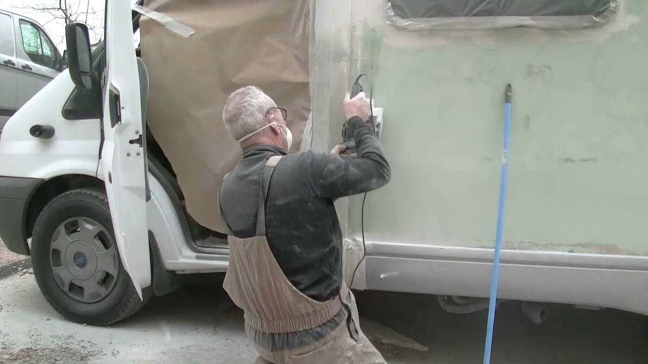 Réparation Camping Car Flash02 Chausson 4eme partie par Eric IDA