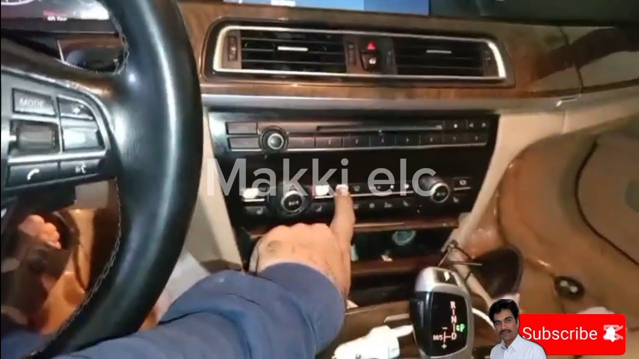 بي إم دبليو 2009 740li كمبروسر وحساس الطقس لا يعمل BMW outside temperature sensor not working B7F655