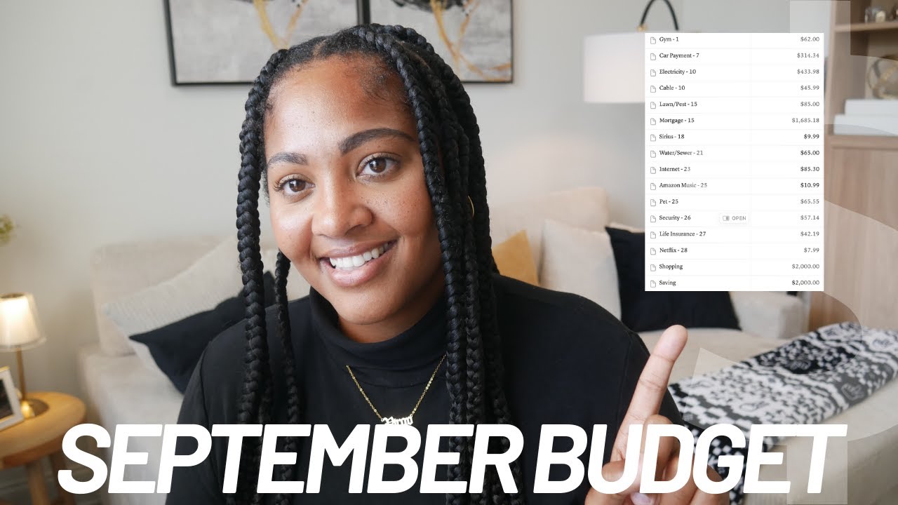 getting our finances back on track | SEPTEMBER 2025 MONTHLY BUDGET WITH ME