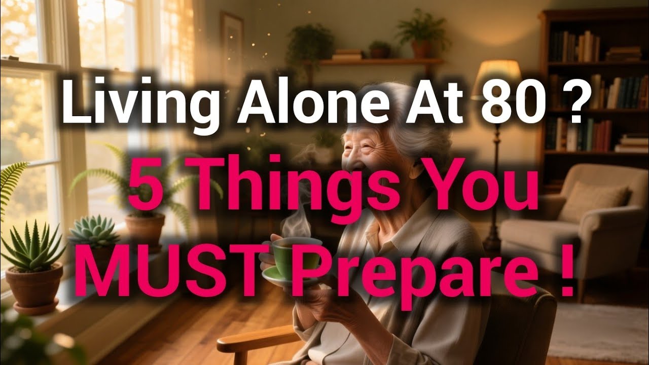 Living Alone at 80? Here&rsquo;s What You MUST Prepare For!