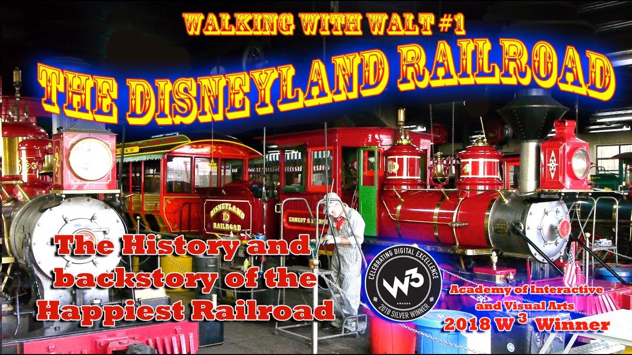 The history and behind the scenes of the Disneyland Railroad - Walking with Walt tour 1