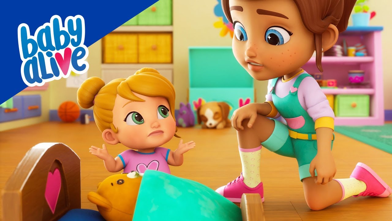 Fixation De Le Ours En Peluche Blessé 🧸 Dessin Animé Pour Bébé 💦 Baby Alive Français 💕