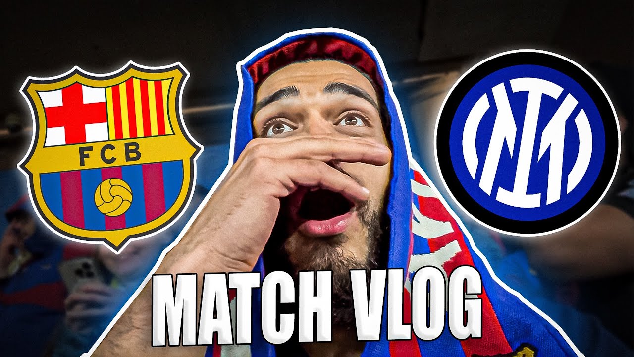 I Witnessed The MOST INSANE game in UCL this SEASON! | BARCELONA VS INTER MILAN 3-3 Vlog