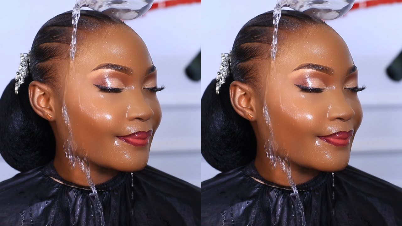 Jinsi ya Kufanya Makeup ambayo haichuji hata ukimwagia maji | Water proof Makeup