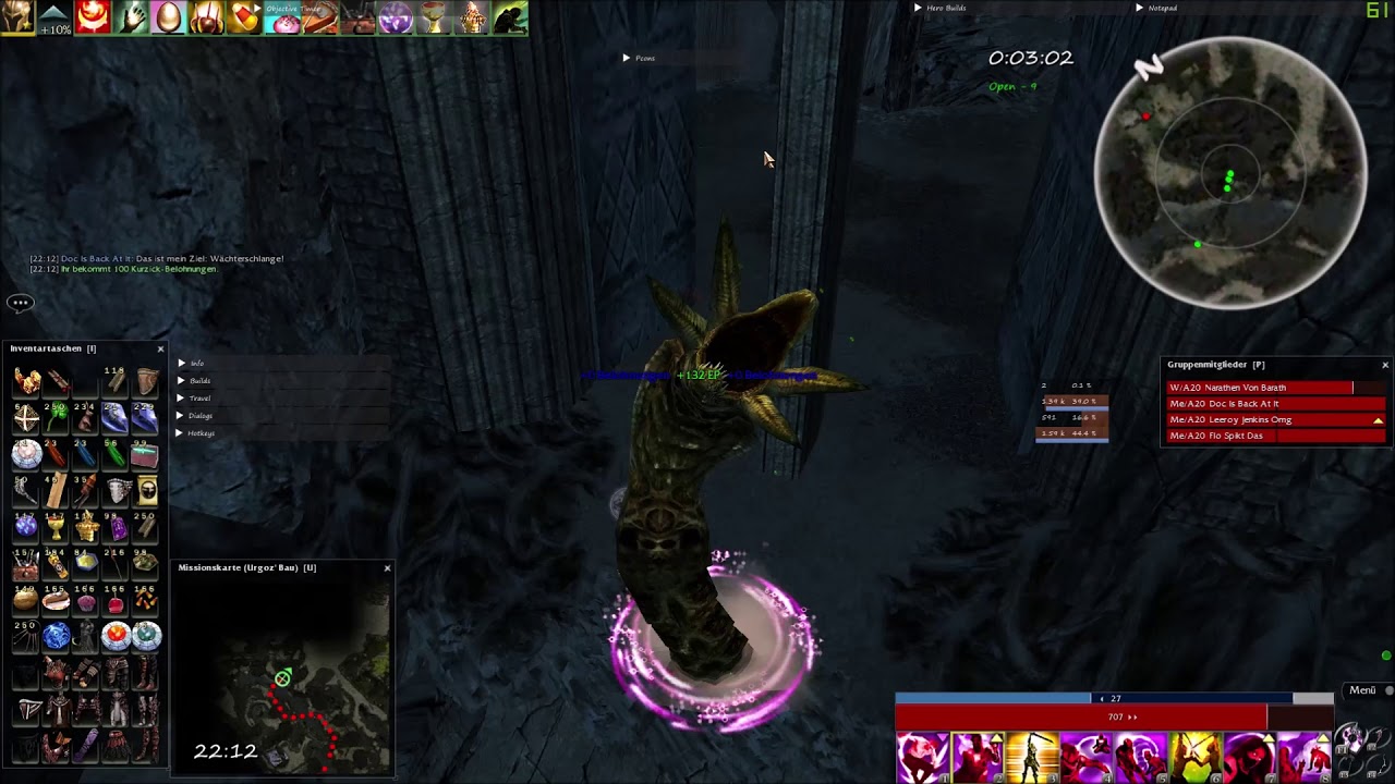 6min 4man Urgoz Alltime World Record