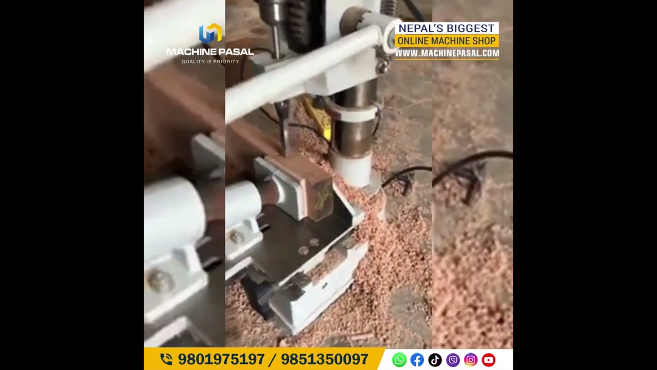 Woodworking Mortise Drilling Machine | Wood Drilling Machine