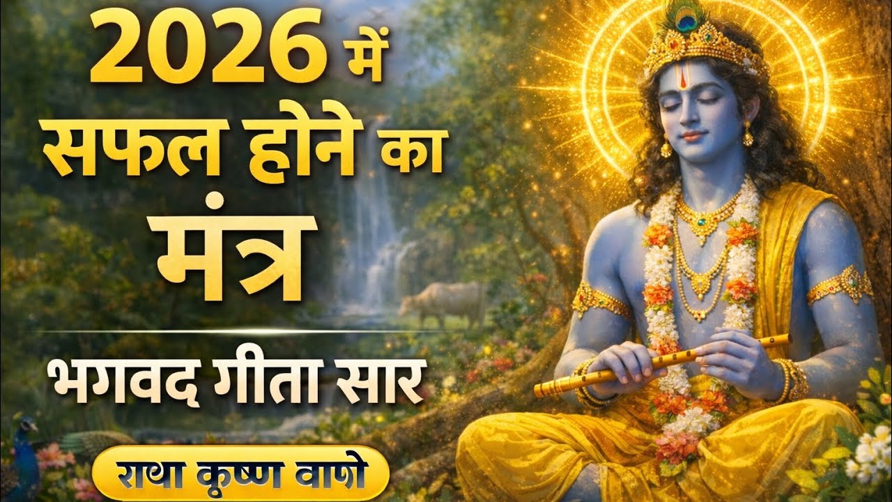 श्रीकृष्ण का वह मंत्र जो 2026 में आपको सफल बना देगा |#गीता सार#राधा कृष्ण वाणी#SpiritualWisdom#facts