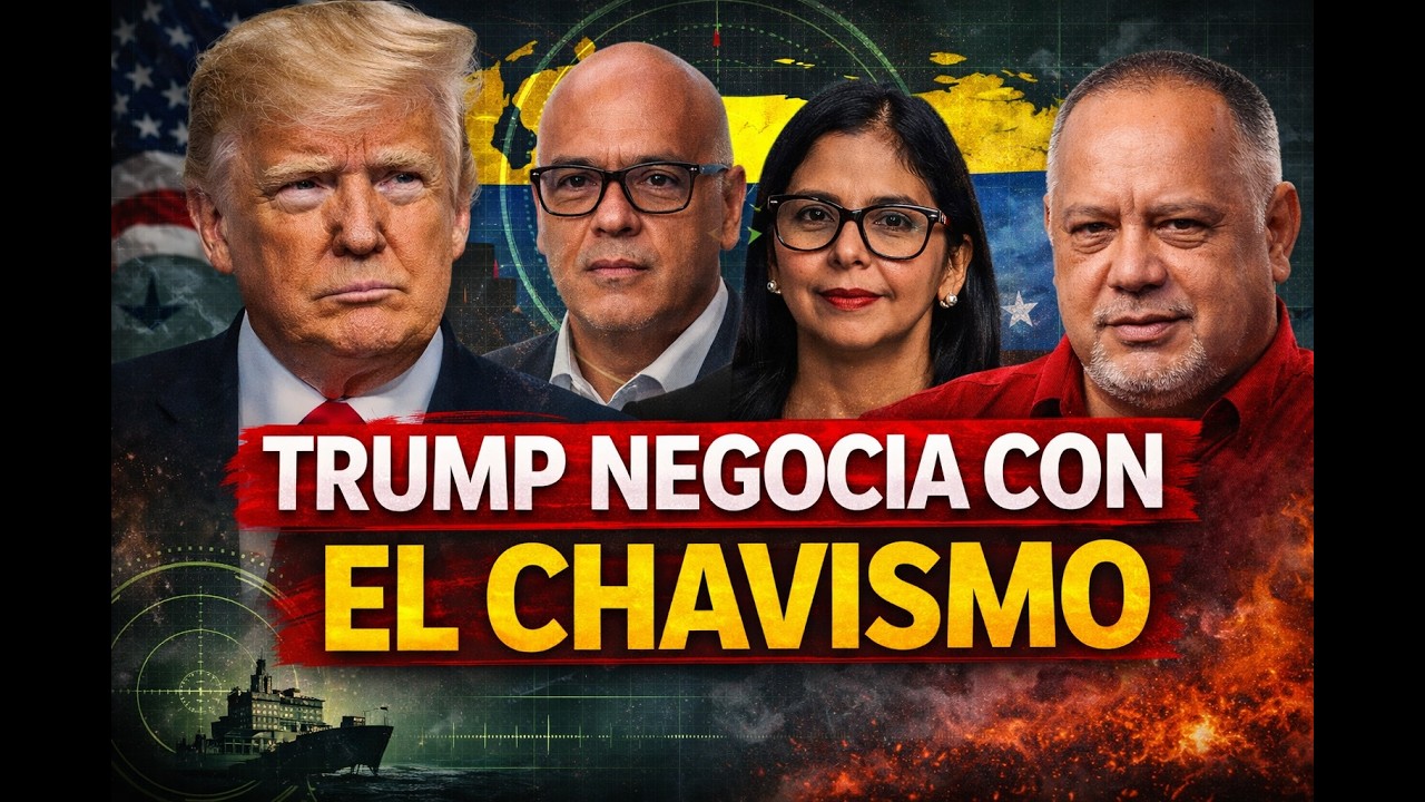 ¿Por qué Trump negocia con el chavismo? El papel de Delcy y Cabello en la transición venezolana