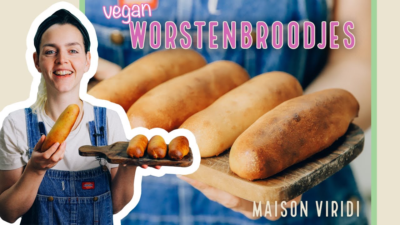 Zelf VEGAN WORSTENBROODJES bakken!