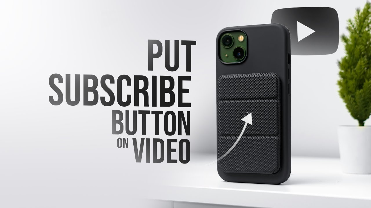How to Put Subscribe Button and Bell Icon on Youtube Video (tutorial)