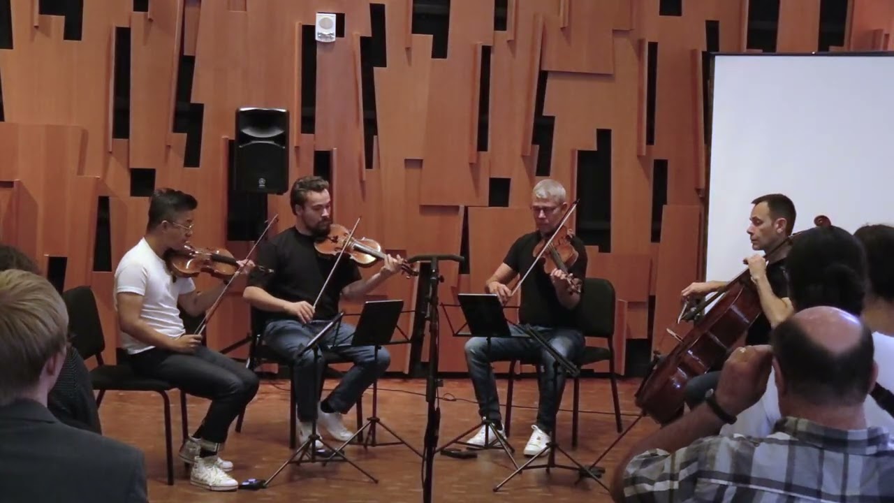 Quatuor Diotima performs "Novam Rationem" by Joaquin Lichtle