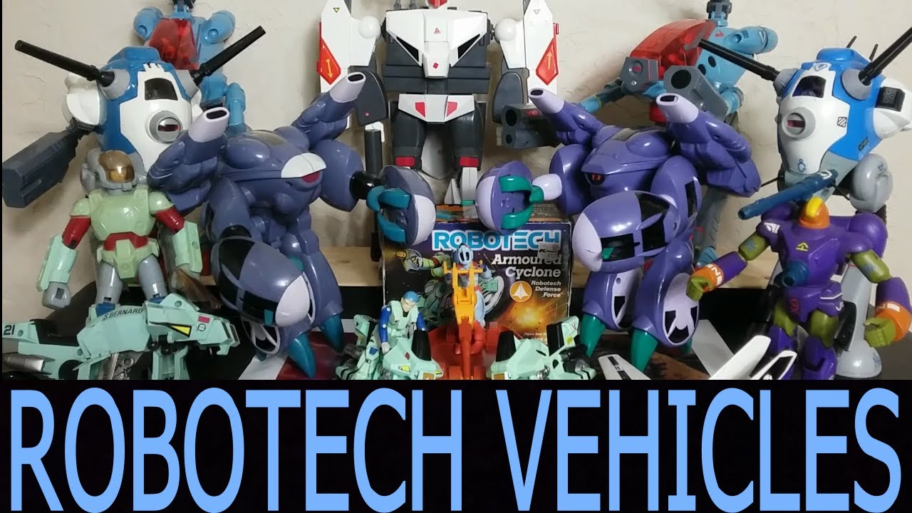 ROBOTECH WEEK DAY 2: VEHICLES AND MECHS FROM MATCHBOX AND EXOSQUAD PLAYMATES