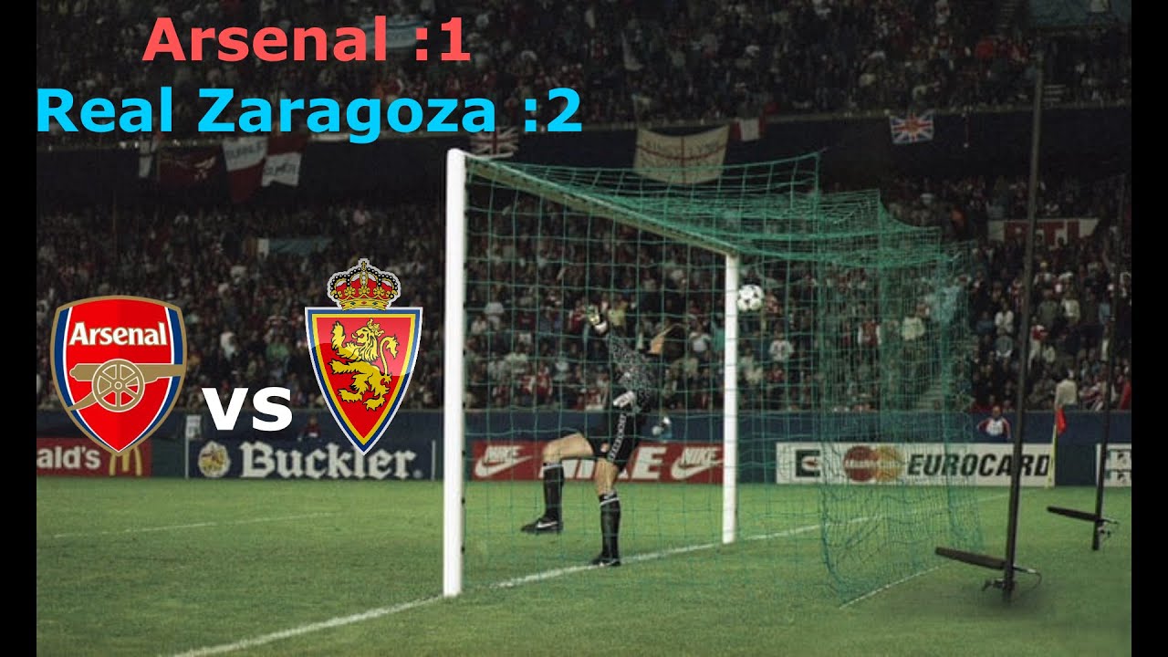 Unutulmaz maçlar: Arsenal 1-2 Real Zaragoza 1995 Kupa Galipleri Kupası Finali | Gerçek Futbol