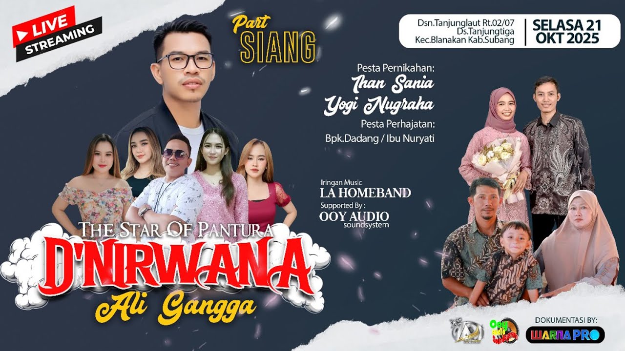 🔴[SIANG] D'NIRWANA - ALI GANGGA || TANJUNGTIGA - BLANAKAN - SUBANG || SELASA, 21 OKTOBER 2025