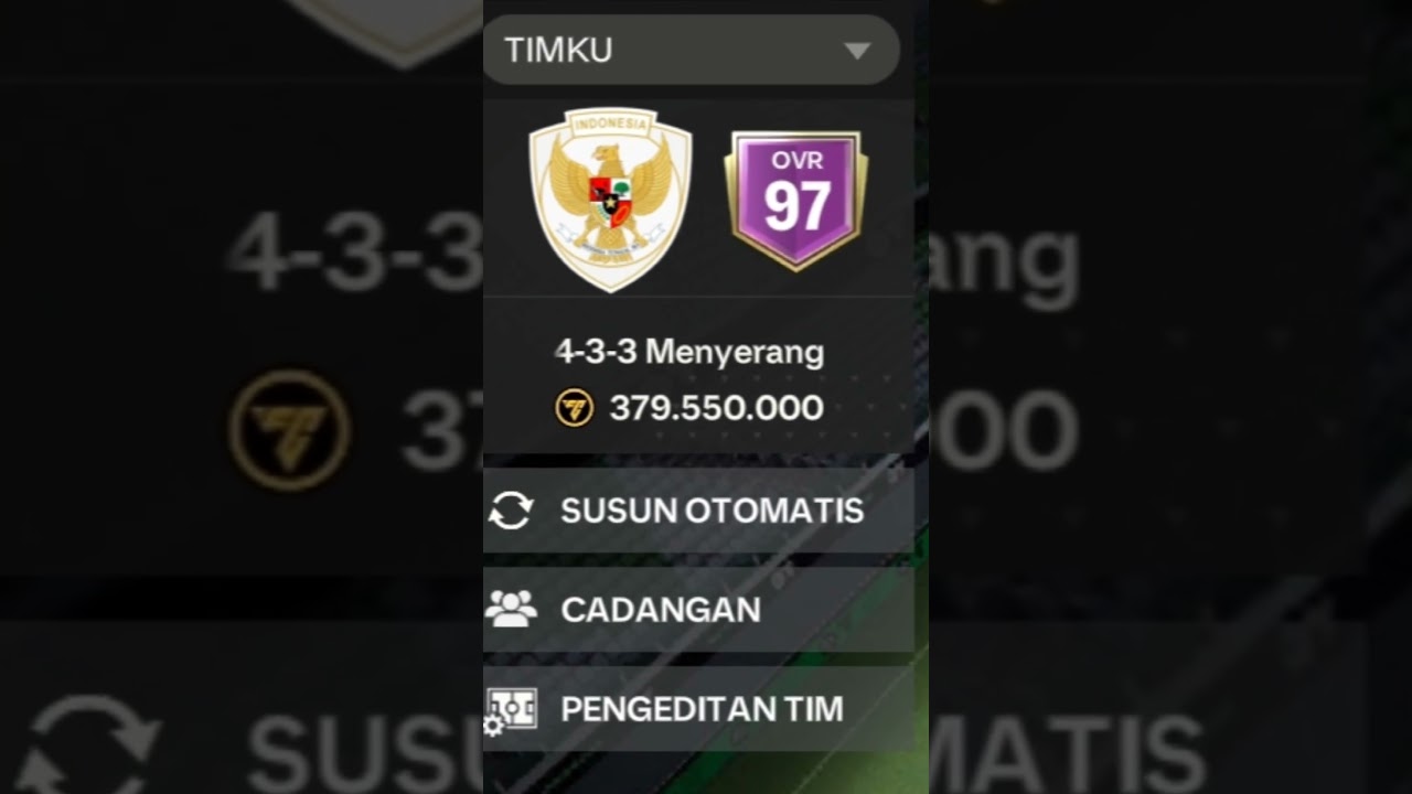 INDONESIA TEAM IN FC MOBILE💀 #liga1 #fifa #fifamobile #football #fcmobile #worldcup #euro2024
