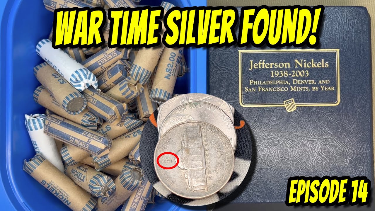 $100 Customer Wrapped Nickel Hunt and Album Fill - War Time Silver FOUND! - Episode 14