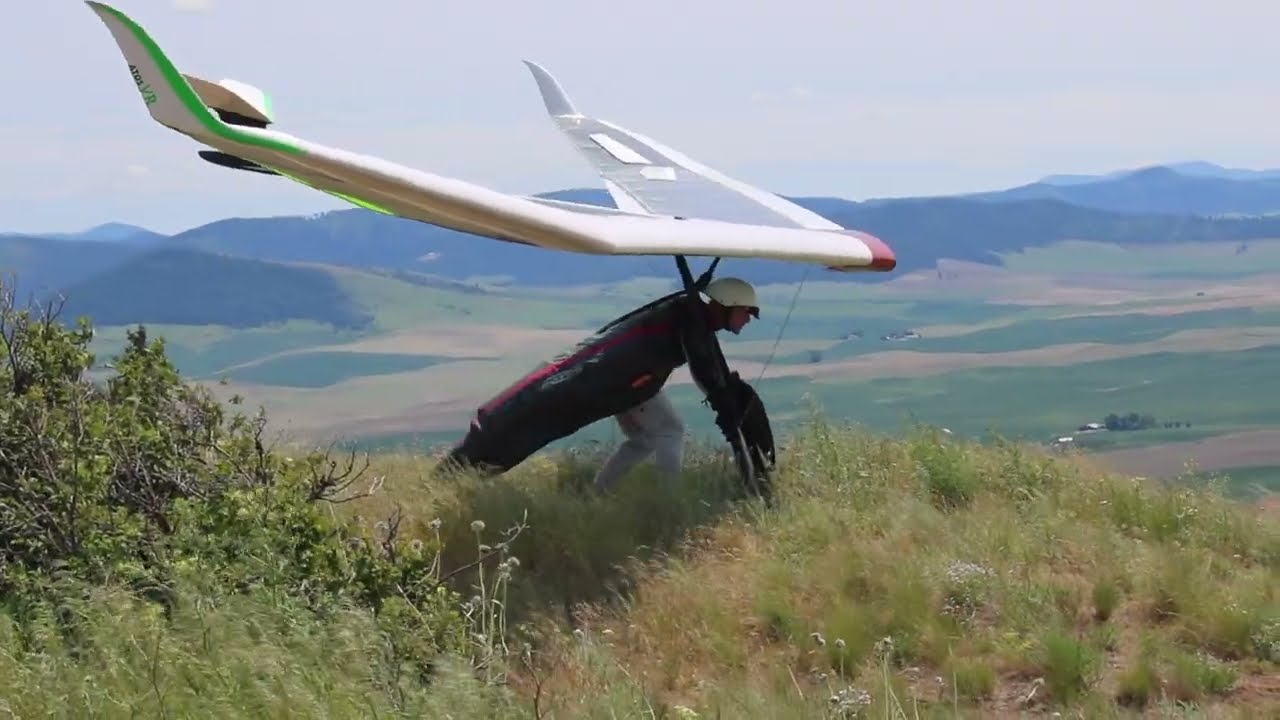 Tough flight. 51 mile XC from Tekoa Wa to  N - Kendrick ID  (1 Jun 25) Atos VR  #HangGliding