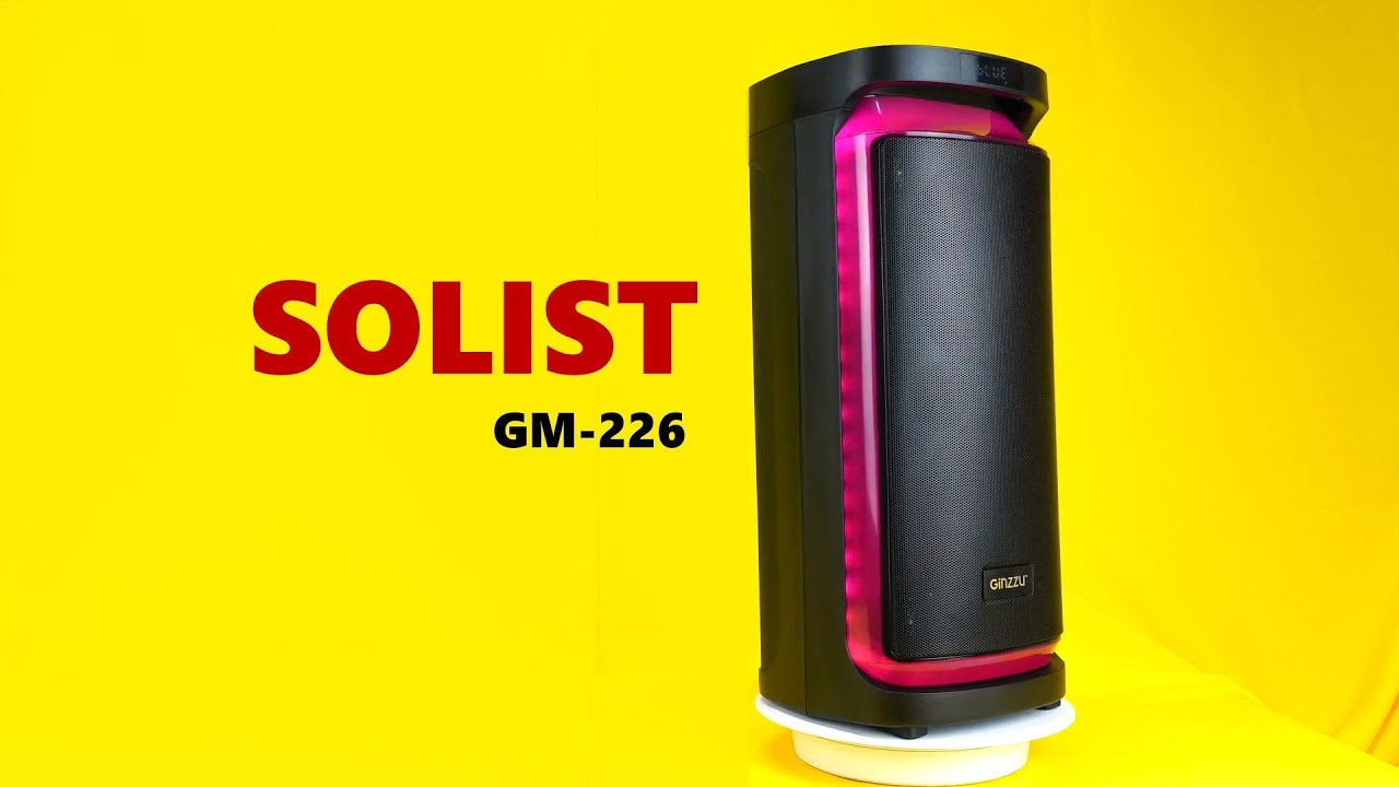 Обзор Портативной Midi-системы Ginzzu SOLIST