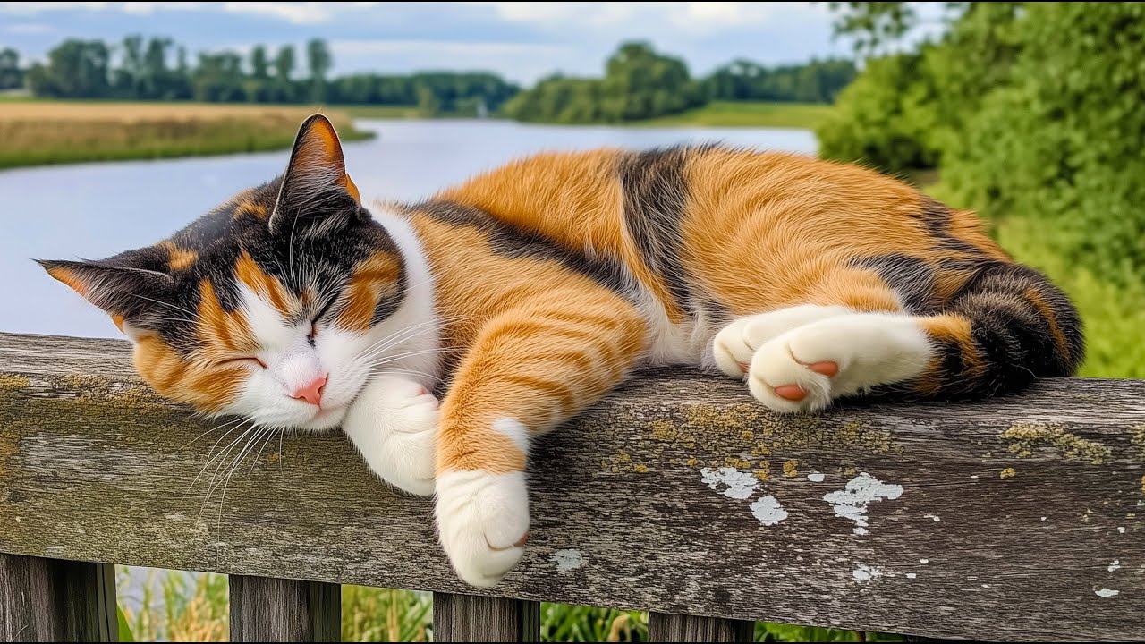 Cat Calming Music 🎧 Cat Sleep Music & Soft Ambient Motion Encouraging Cat Relaxation