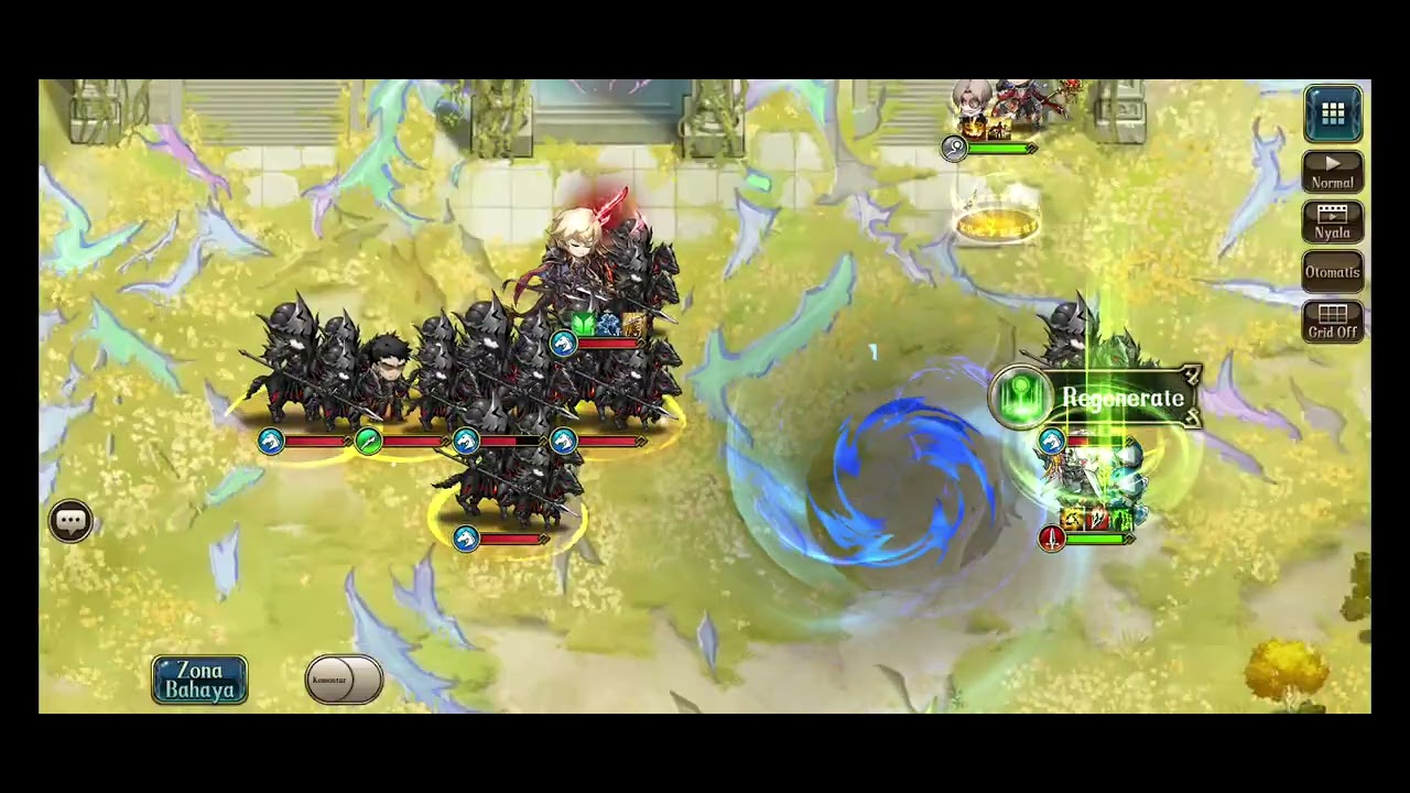 Langrisser Sea Echo of Toywar Chapter of the Plains II MAP 9