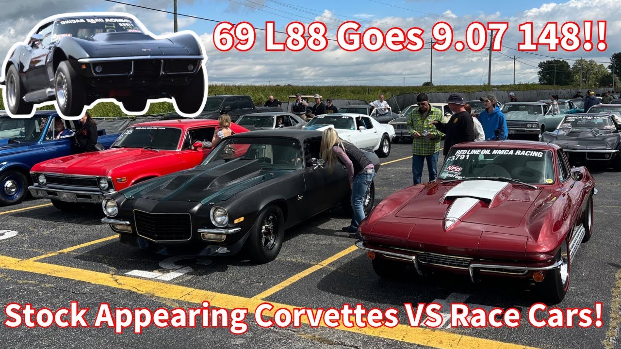 STOCK APPEARING L88 Corvettes VS RACE CARS! We Enter 9 Second N/A Class! FAST Racing ICE Screamers