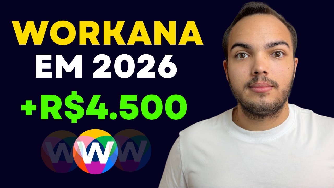 5 trabalhos Simples para GANHAR DINHEIRO no WORKANA | Home Office 2026