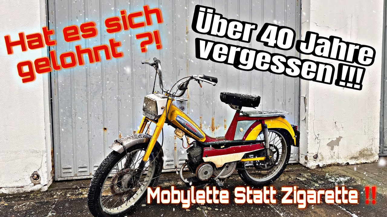 MOBYLETTE RETTUNG! | Kellerfund nach über 40 Jahren! Alte Mofa aus dem Keller gerettet!!!