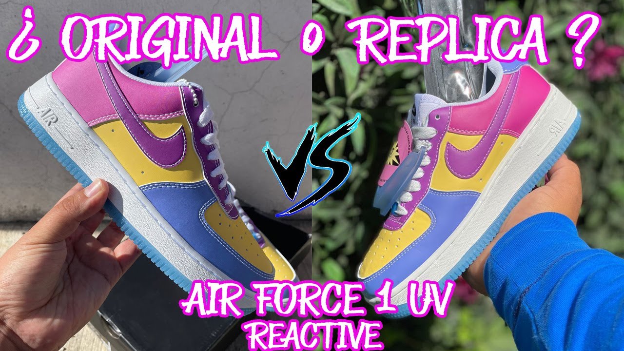 Air Forcé 1 UV Reactive ¿Cuál compro ORIGINAL o RÈPLICA?