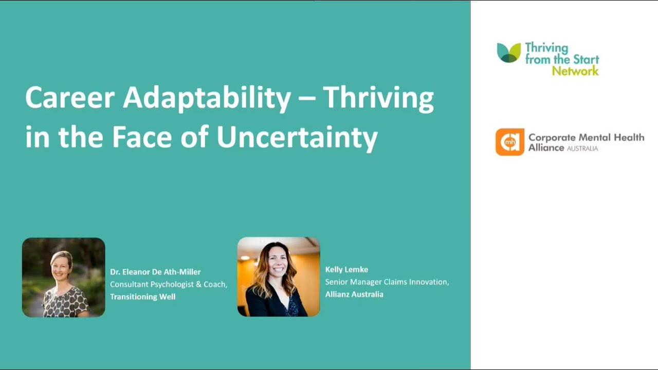 [Early Career] Career Adaptability - Thriving in the Face of Uncertainty