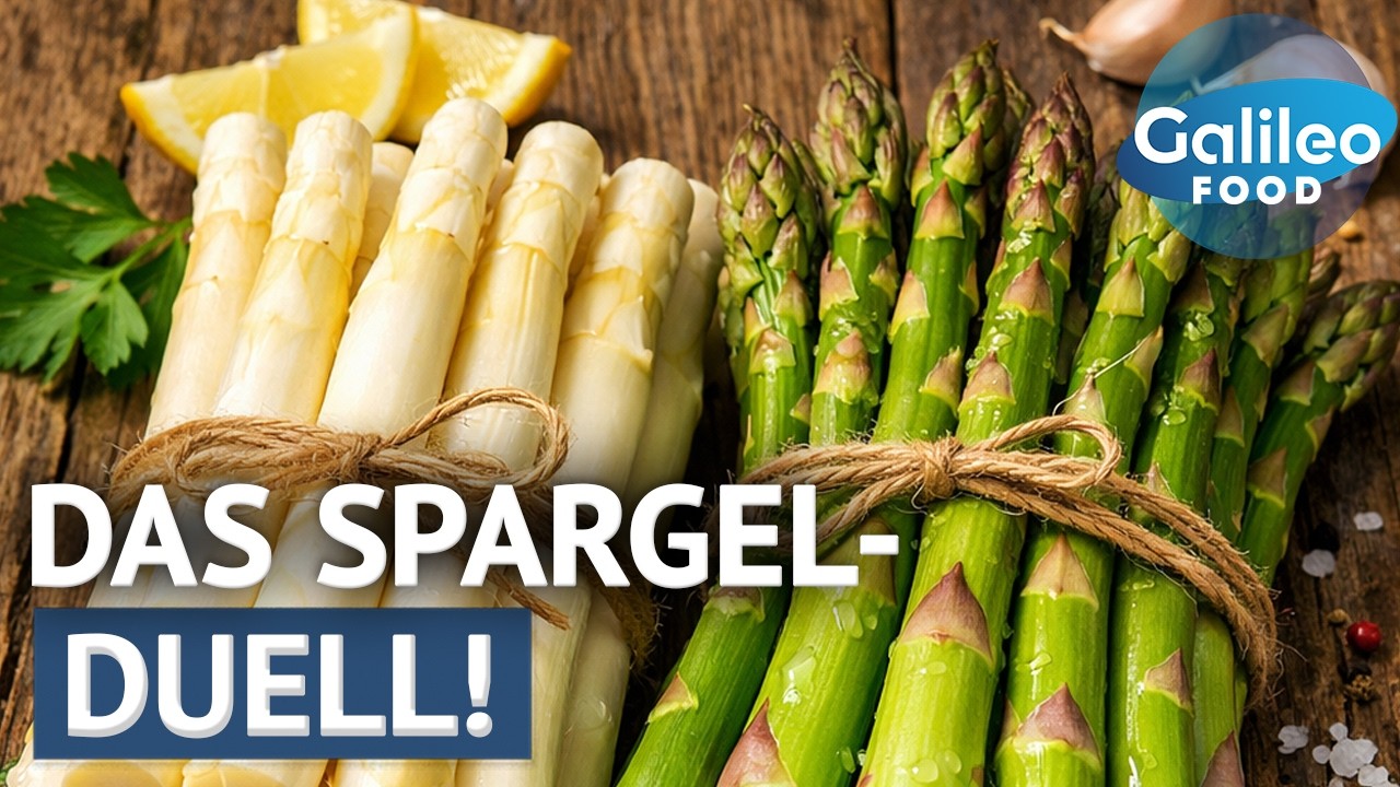 Wei&szlig;er vs. Gr&uuml;ner Spargel: Welcher ist wirklich ges&uuml;nder? | Galileo Food